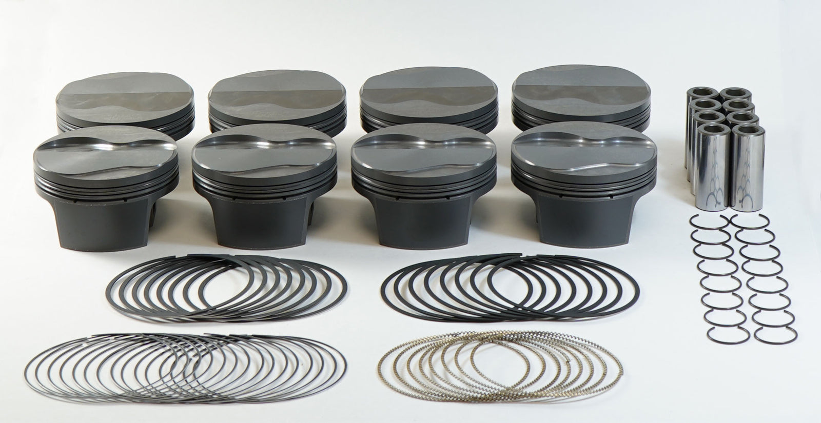 Mahle MS Piston Set GM LS 366ci 4.010in Bore 3.622stk 6.125in Rod 0.927 Pin 2cc 10.5 CR Set of 8 - 197719210