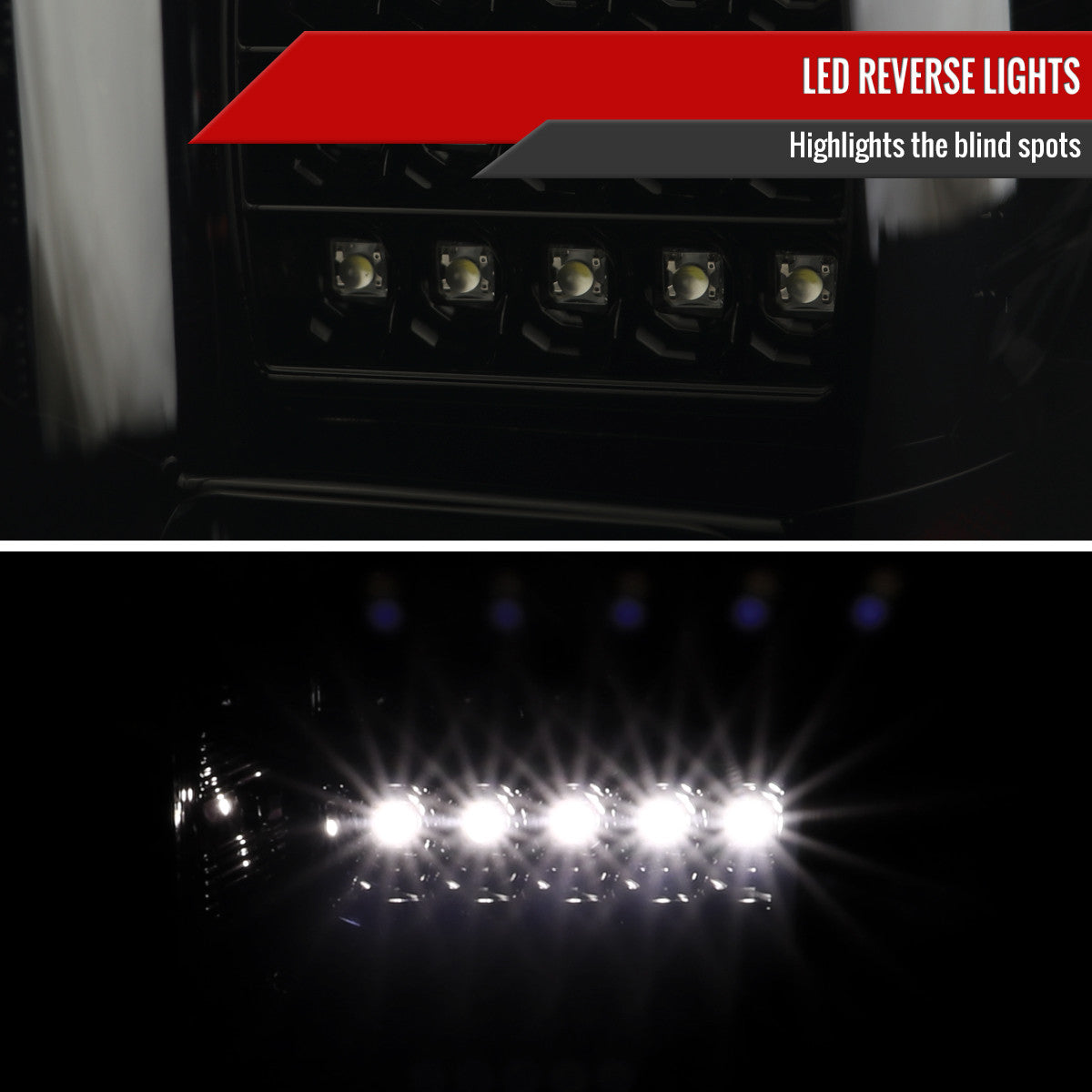 Spec-D Tuning - 2015-2017 Ford F-150 LED Tail Lights (Glossy Black Housing/Smoked Lens) - LT-F15015BBLED-TM