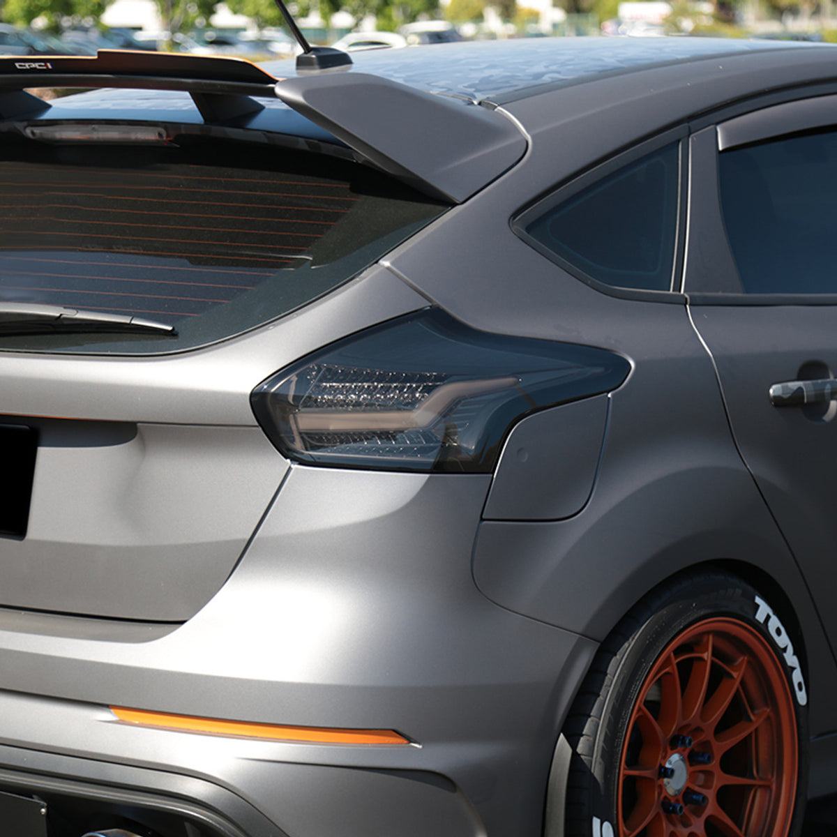 SPEC-D 15+ Focus ST RS Hatchback LED Tail Lights (Chrome Housing/Smoke Lens)