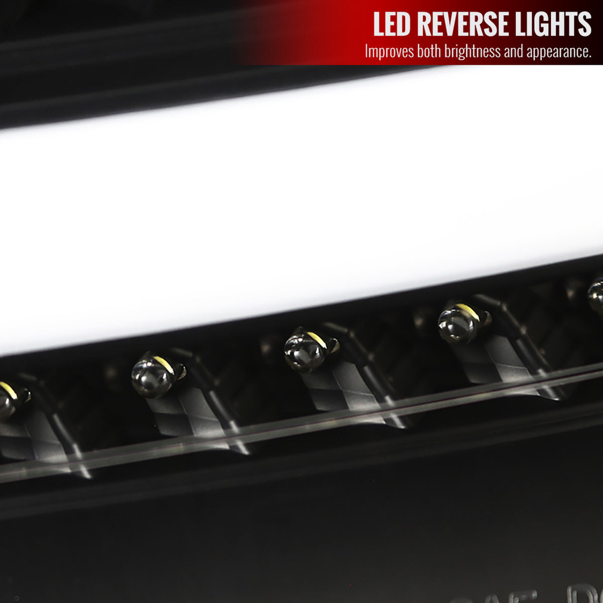 SPEC-D 15+ Focus ST RS Hatchback LED Tail Lights (Matte Black Housing/Clear Lens)