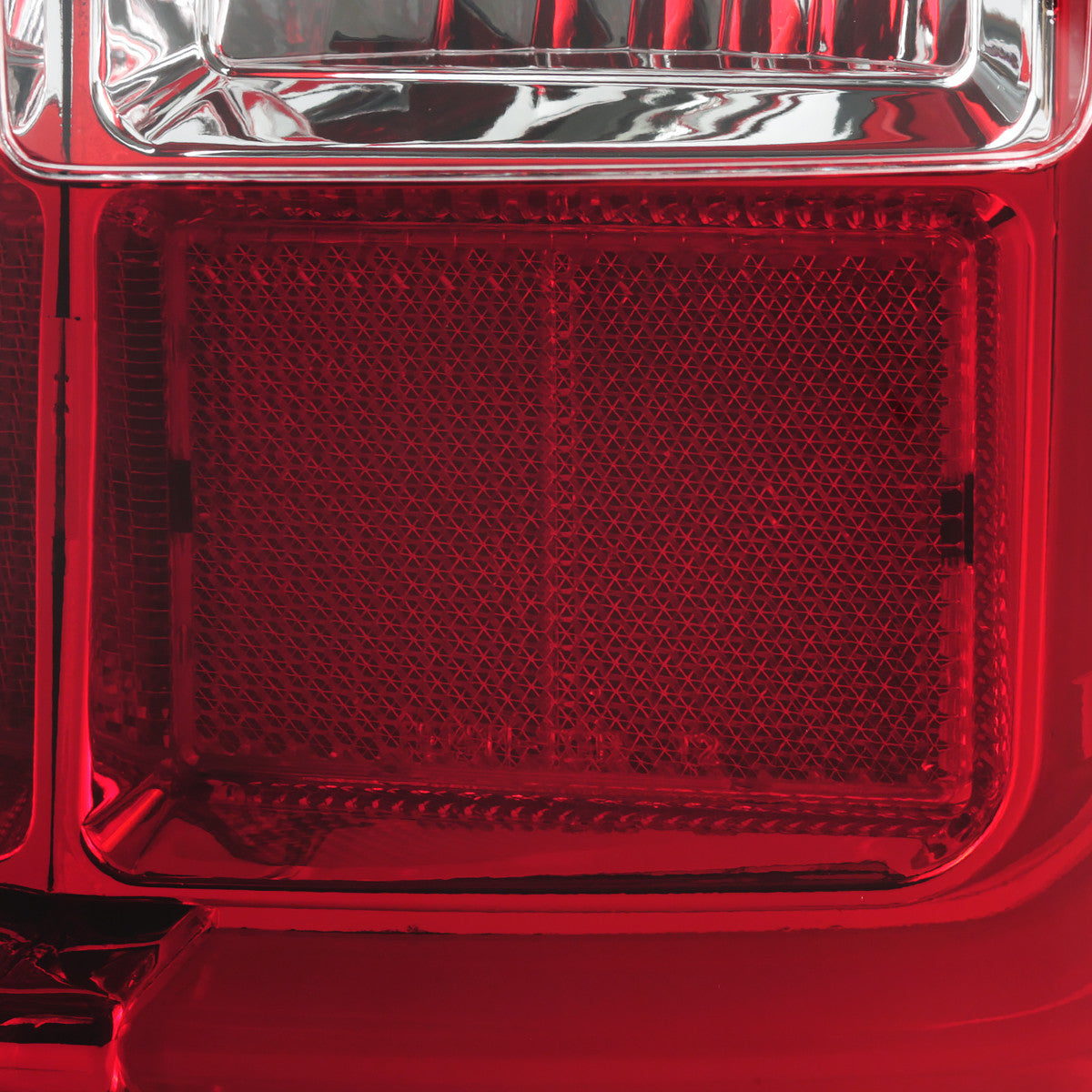 Spec-D Tuning - 2014-2018 GMC Sierra 1500/2500HD/3500HD LED Tail Lights (Chrome Housing/Red Lens) - LT-SIE14RLED-TM