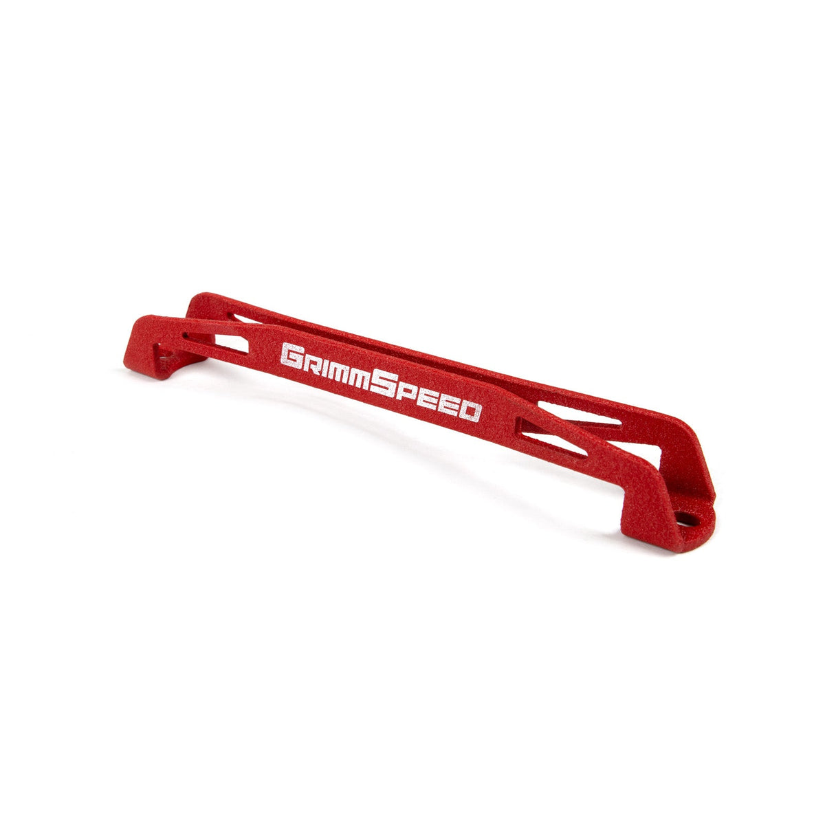 GrimmSpeed 08-18 Subaru WRX/STI Lightweight Battery Tie Down - Black - GRM121026