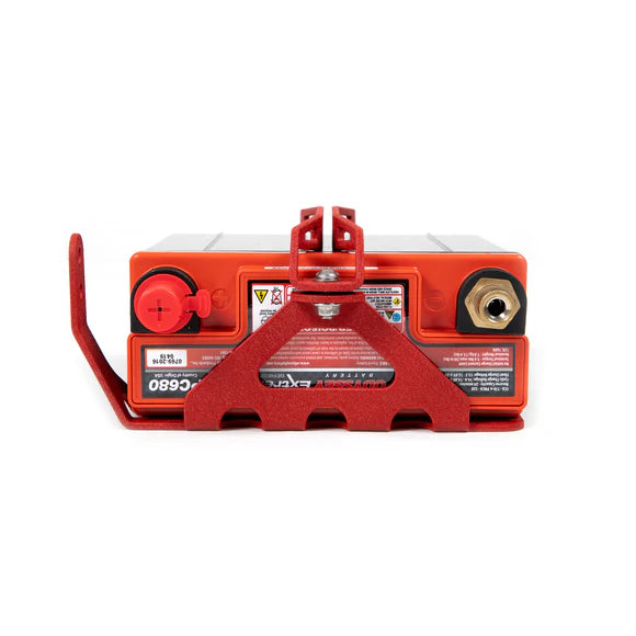 GrimmSpeed 08-21 Subaru WRX STI Lightweight Battery Mount Kit - Red - 121034