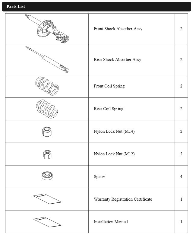 HKS HIPERMAX-G ZRR80G Full Strut/Spring Kit - 80260-AT005