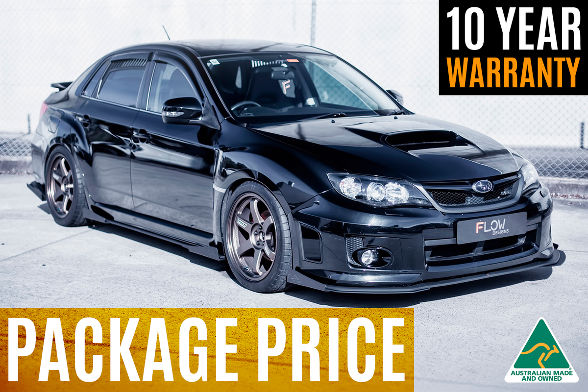 Flow Designs - Impreza WRX / STI G3 Sedan FL Full Lip Splitter Set
