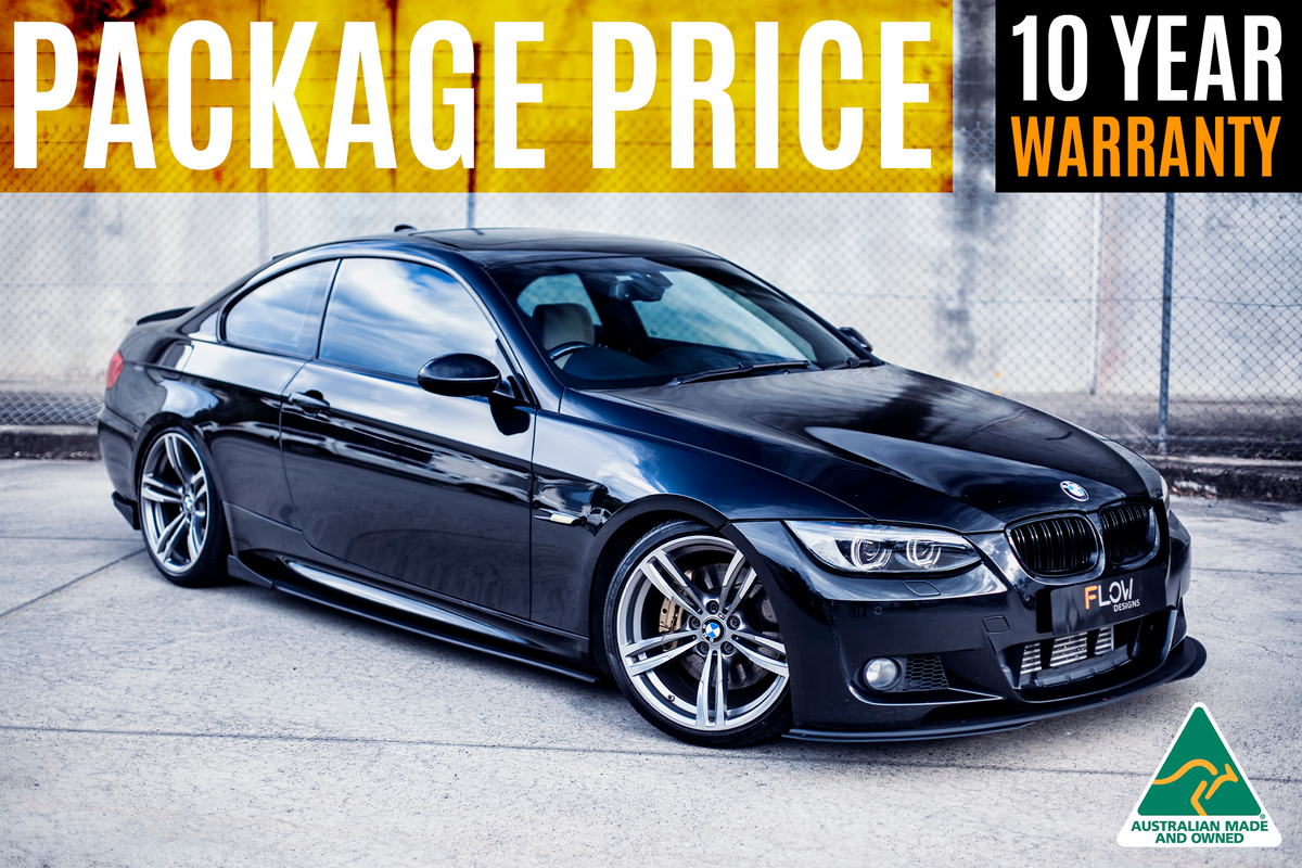 Flow Designs - E92 M Pre LCI Sport Full Lip Splitter Set