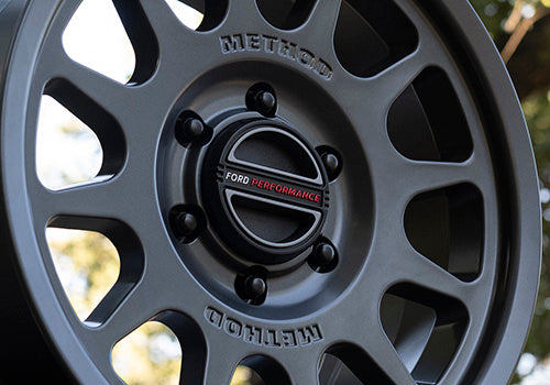 Ford Performance - Bronco 17" X 8.5" Method Wheel + Center Cap - Gray - M-1007K-M1785KG