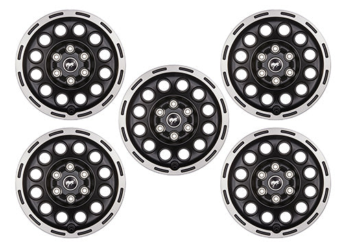 Ford Racing 21-23 Bronco 17x8.0 Wheel Kit - Machined Face - M-1007K-P1780MBM