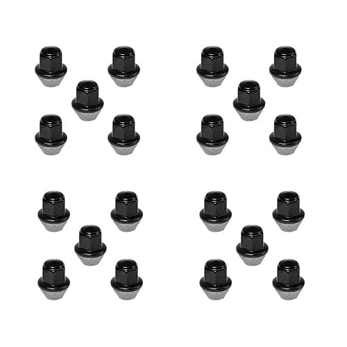 Ford Performance - M14 X 1.5 Black Lug Nut Vehicle Kit (20) - M-1012K-MB