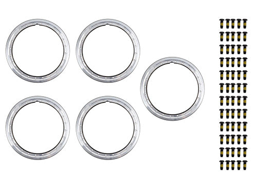 Ford Performance - Bronco Beadlock Trim Ring Kit - Gray - M-1021K-BLG