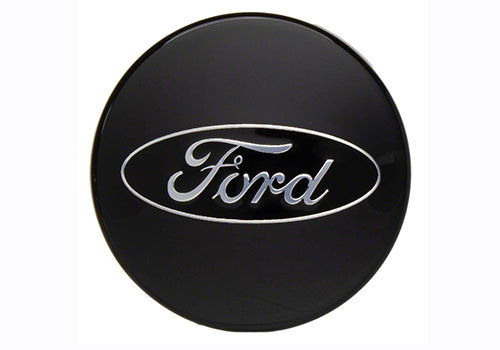 Ford Performance - Ford Car Black and Chrome Wheel Center Cap Kit - M-1096K-BCC