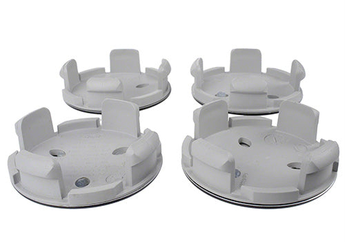 Ford Performance - Ford Car Black and Chrome Wheel Center Cap Kit-satin - M-1096K-BCS