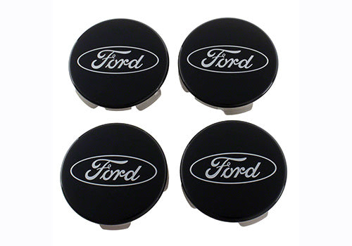 Ford Performance - Ford Truck/suv Black and Chrome Wheel Center Cap Kit - M-1096K-BCT