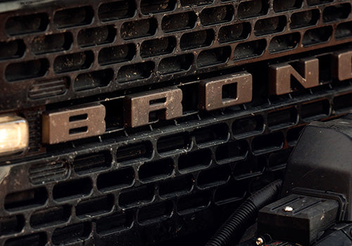 Ford Performance - Bronco Grille Lettering Overlay Kit- Bronze - M-1447-BLBR