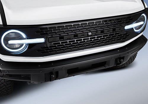 Ford Performance - Bronco Grille Lettering Overlay Kit - Black - M-1447-BLMB