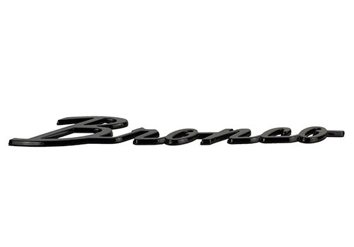 Ford Performance - Bronco Classic Script Fender Badge Kit - Gloss Black - M-1447-BSGS