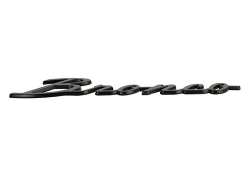 Ford Performance - Bronco Classic Script Fender Badge Kit - Matte Black - M-1447-BSMB