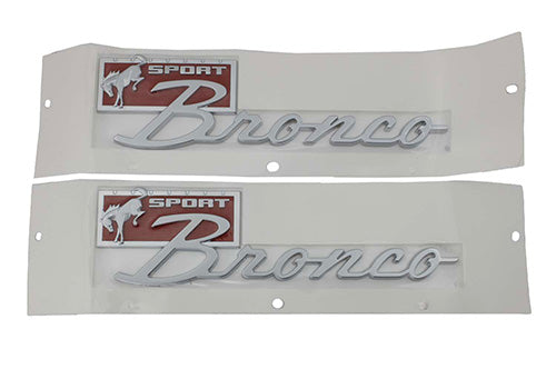 Ford Performance - Bronco Sport Script Fender Badge Kit - M-1447-BSPRT