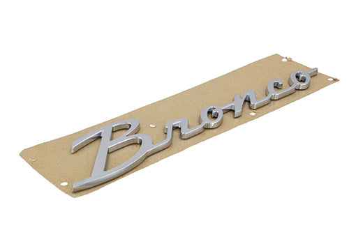 Ford Performance - Bronco Script Emblem Kit -silver - M-1447-BSS