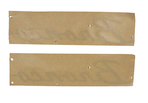 Ford Performance - Bronco Script Emblem Kit -silver - M-1447-BSS