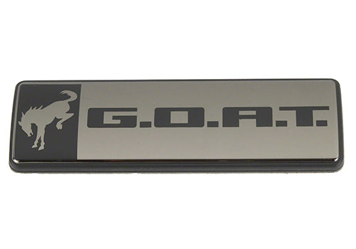 Ford Performance - Bronco/bronco Sport G.o.a.t. Badge - Black/black - M-1447-GOATBLK