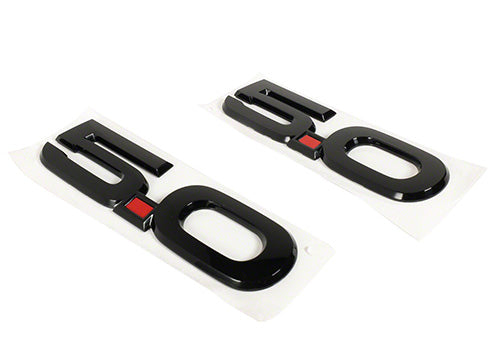 Ford Performance - 2015-2023 Mustang 5.0l Fender Emblems/badges-black-pair - M-1447-M50AB
