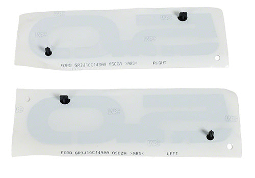Ford Performance - 2015-2023 Mustang 5.0l Fender Emblems/badges-black-pair - M-1447-M50AB