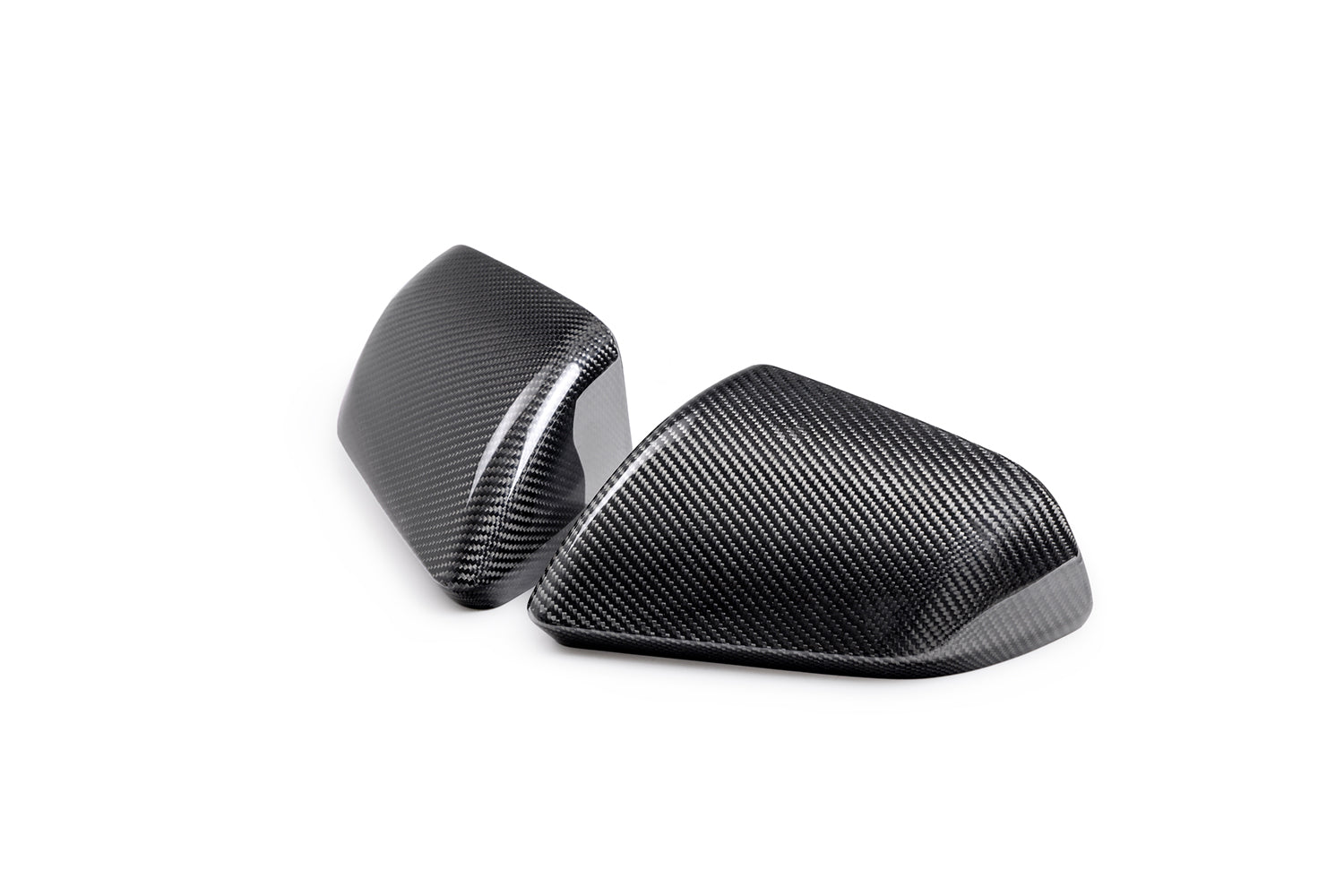 Ford Performance Mustang Carbon Fiber Mirror Skull Caps-gloss - M-17740-MG (FRPM-17740-MG)