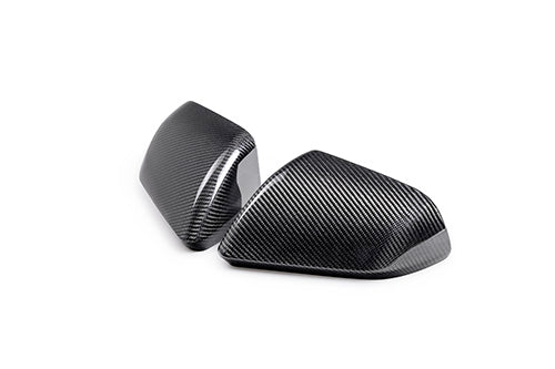 Ford Performance - Mustang Carbon Fiber Mirror Skull Caps-gloss - M-17740-MG