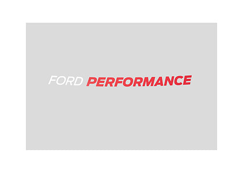 Ford Performance - 2005-2023 Mustang Ford Performance Windshield Banner-white and Red - M-1820-MR