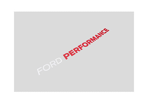 Ford Performance - Ford Performance Ranger Windshield Banner - Wht/red - M-1820-RGR