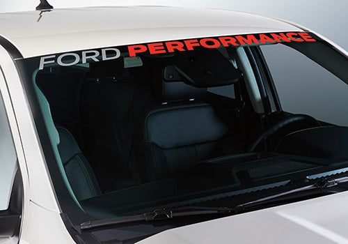 Ford Performance - Ford Performance Ranger Windshield Banner - Wht/red - M-1820-RGR