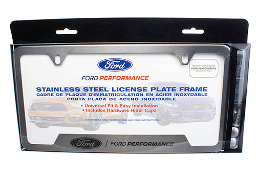 Ford Performance - Ford Performance License Plate Frame-brushed Stainless Steel - M-1828-SS304C