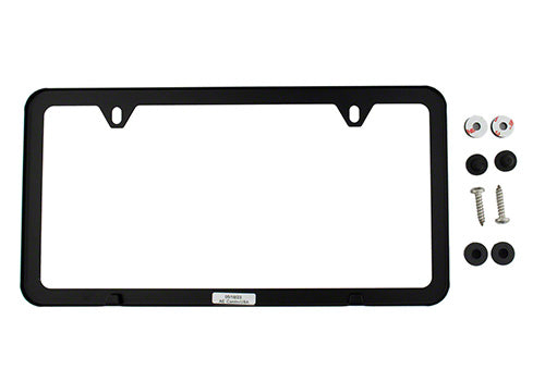 Ford Performance - Ford Performance Slim License Plate Frame-black Stainless Steel - M-1828-SSB