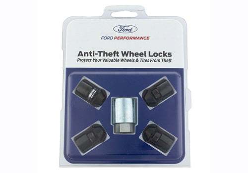 Ford Performance - M12 X 1.5 Black Security Lug Nut Kit (4) - M-1A043-B