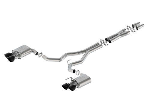 Ford Performance - Mustang Dark Horse 5.0l Extreme Cat-back - Black Tip - M-5200-DHE