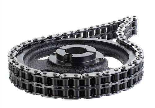Ford Performance - 302/351w Double Roller Timing Chain Set - Cast Iron Gear - M-6268-A302