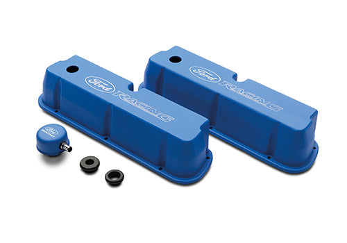 Ford Performance - Blue Satin Valve Covers - M-6582-LE302BL
