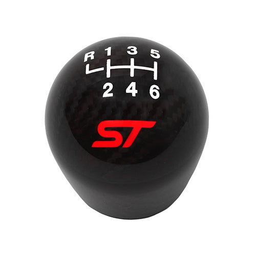 Ford Performance - Focus St Shift Knob - Carbon Fiber, Black, 6 Speed - M-7213-FSTCF