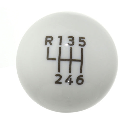 Ford Performance - Mustang Bullitt™ White Shift Knob - M-7213-M8B