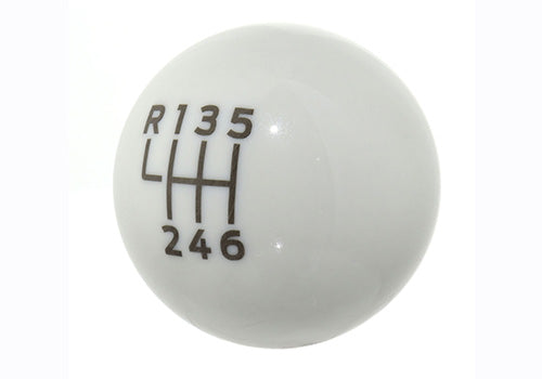 Ford Performance - Mustang Bullitt™ White Shift Knob - M-7213-M8B