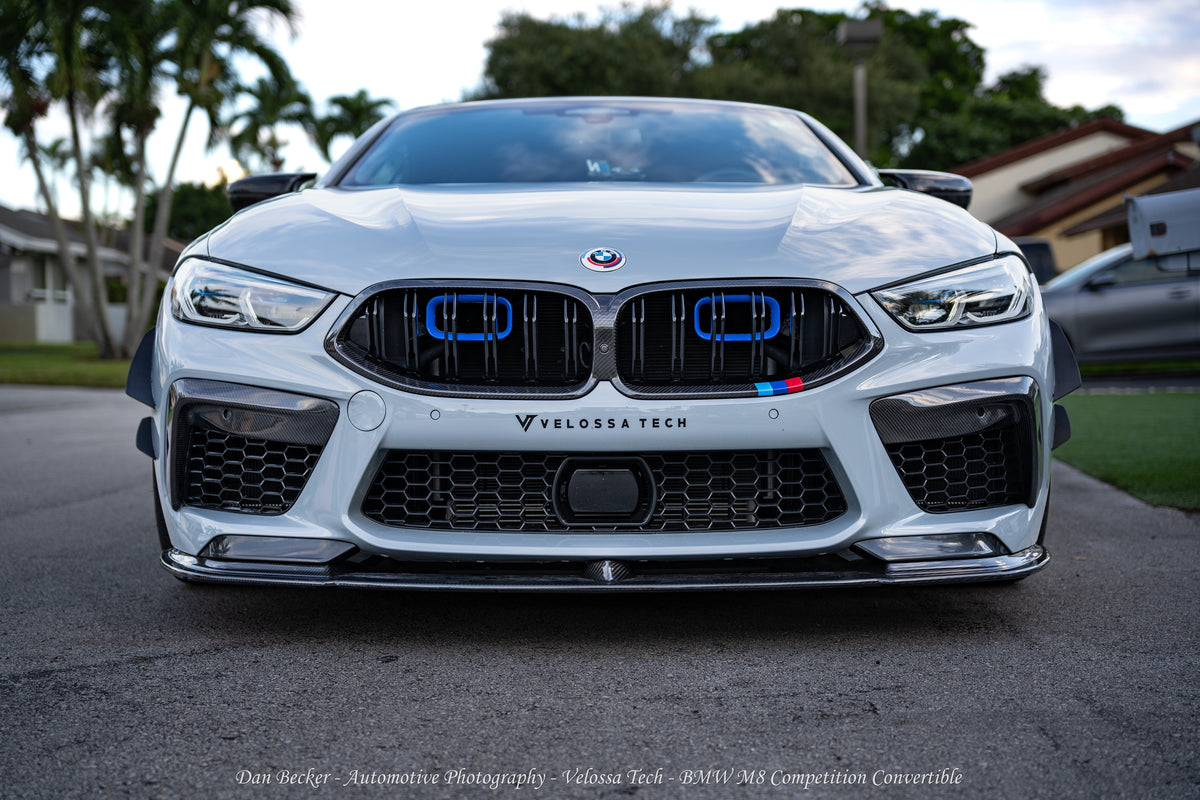 2020+ BMW M8 Competition (F91/F92/F93) Dual BIG MOUTH Ram Air Intake Snorkels