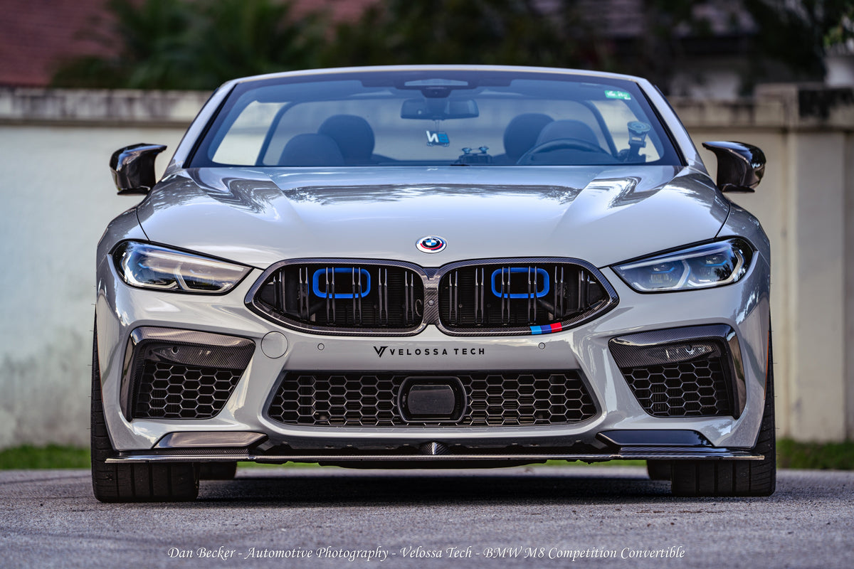 2020+ BMW M8 Competition (F91/F92/F93) Dual BIG MOUTH Ram Air Intake Snorkels