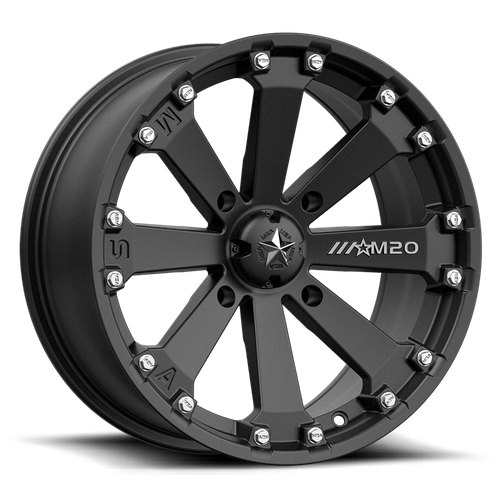 MSA Offroad Wheels M20 Kore Utv 14X7 4X156 +0MM Matte Black