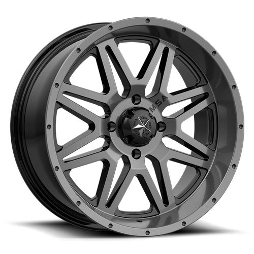 MSA Offroad Wheels M26 Vibe Utv 14X7 4X110 +0MM Dark Tint