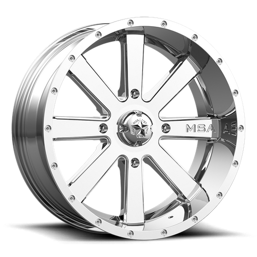 MSA Offroad Wheels M34 Flash Utv 20X7 4X137 +0MM Chrome