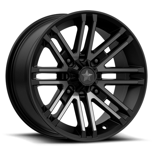 MSA Offroad Wheels M40 Rogue Utv 14X7 4X110 +10MM Satin Black W/ Titanium Tint