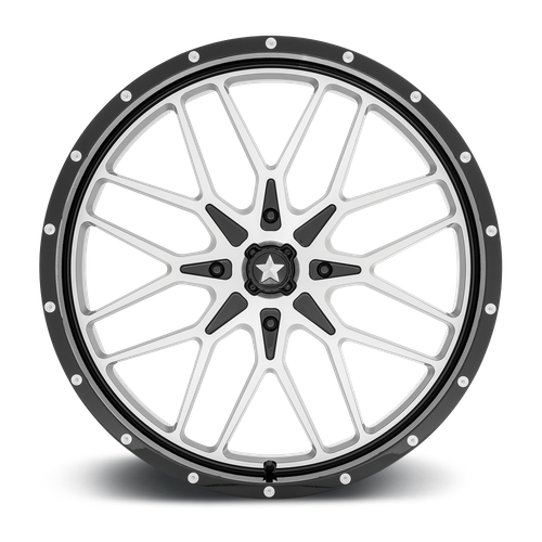 MSA Offroad Wheels M45 Portal Utv 24X7 4X137 +0MM Gloss Black Machined