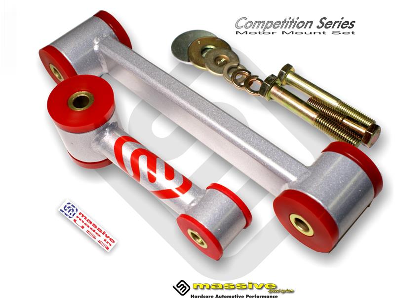 Massive Competition Series Engine Mounts Neon 2.0 SOHC 2000-2005 Solid Upper Lower Set 2 SX - Massive Speed System