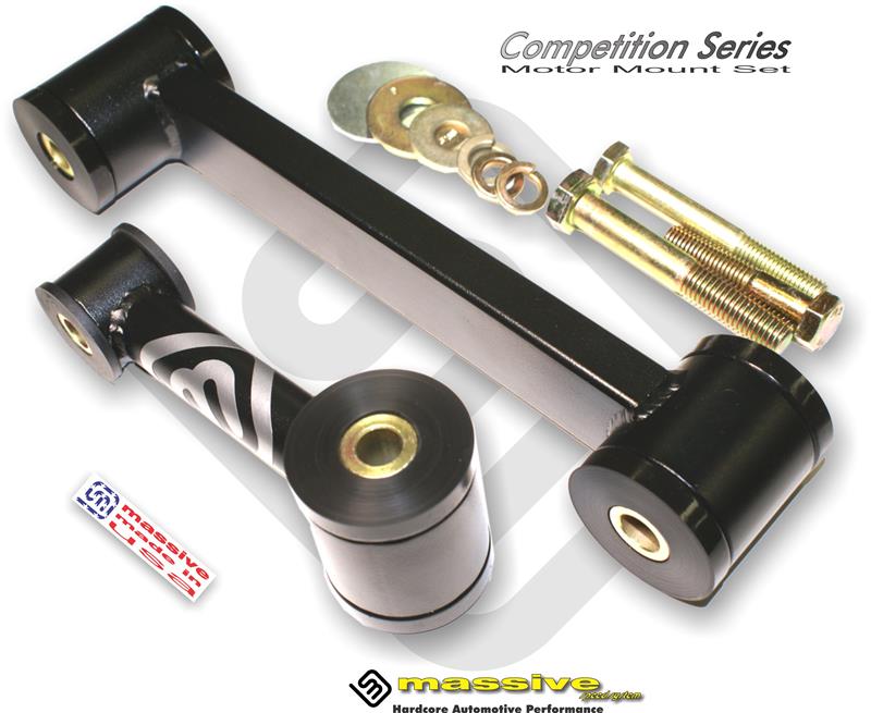 Massive Competition Series Engine Mounts Neon 2.0 SOHC 2000-2005 Solid Upper Lower Set 2 SX - Massive Speed System